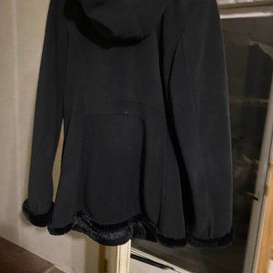 A Black Jones Of New York Fancy Coat